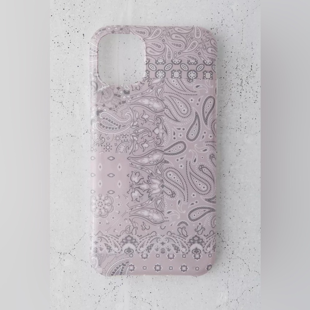 UO Urban Outfitters Recover Sage Paisley Lavender iPhone Case for iPhone 12/Pro